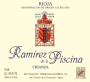 Bodegas Ramirez de la Piscina Crianza 2008 Front Label