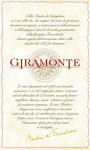 Frescobaldi Castiglioni Giramonte 2009 Front Label