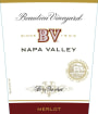 Beaulieu Vineyard Napa Valley Merlot 2011 Front Label