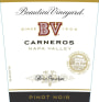 Beaulieu Vineyard Carneros Pinot Noir 2011 Front Label