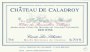 Chateau de Caladroy Cotes du Roussillon Villages Cuvee Les Schistes 2012 Front Label