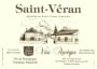 Domaine Auvigue Saint-Veran 2011 Front Label