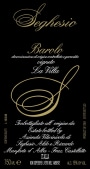 Fratelli Seghesio Barolo La Villa 2010 Front Label