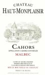 Chateau Haut-Monplaisir Cahors 2010 Front Label