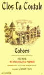 Clos La Coutale Cahors 2009 Front Label
