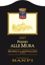 Banfi Brunello di Montalcino Poggio Alle Mura 2007 Front Label