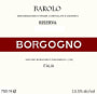Borgogno Barolo Riserva 2005 Front Label