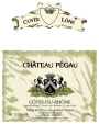 Domaine Pegau Chateau Pegau Cuvee Lone Blanc 2013 Front Label