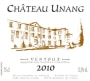 Chateau Unang Cotes du Ventoux 2010 Front Label