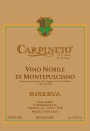 Carpineto Vino Nobile di Montepulciano Riserva 2009 Front Label
