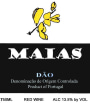 Quinta das Maias Tinto Dao 2012 Front Label