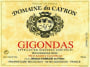 Domaine du Cayron Gigondas 2011 Front Label