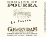 Dom. Du Pourra Gigondas Le Pourra 2002 Front Label