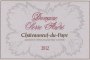 Domaine Pierre Andre Chateauneuf-du-Pape 2012 Front Label