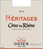 Ogier Heritages Cotes du Rhone Rouge 2012 Front Label