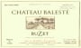Buzet Chateau Baleste 2011 Front Label