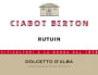 Ciabot Berton Dolcetto d'Alba Rutuin 2012 Front Label