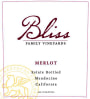 Bliss Merlot 2013 Front Label