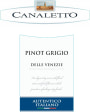 Canaletto Delle Venezie Pinot Grigio 2014 Front Label