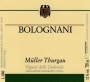Bolognani Muller-Thurgau 2014 Front Label