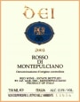 Dei Rosso di Montepulciano 2003 Front Label