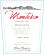 Passionate Wines Montesco Punta Negra 2012 Front Label
