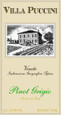 Villa Puccini Pinot Grigio 2014 Front Label