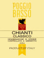 Poggio Basso Chianti Classico 2014 Front Label