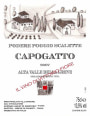 Poggio Scalette Capogatto 2007 Front Label