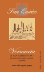 San Quirico Vernaccia di San Gimignano 2015 Front Label