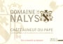 Domaine de Nalys Chateauneuf-de-Pape Rouge 2011 Front Label