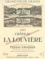 Chateau La Louviere White Pessac-Leognan 1995 Front Label