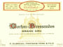 Domaine Dubreuil-Fontaine Corton-Bressandes Grand Cru 2007 Front Label