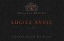 Domaine Durieu Chateauneuf-du-Pape Lucille Avril 2012 Front Label