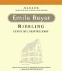 Domaine Emile Beyer Cuvee De L'Hostellerie Riesling 2011 Front Label