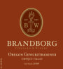 Brandborg Cellars Gewurztraminer 2009 Front Label