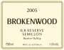 Brokenwood ILR Reserve Semillon 2005 Front Label