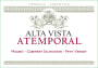 Alta Vista Atemporal Red Blend 2013 Front Label