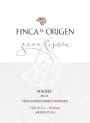 Finca El Origen Gran Reserva Malbec 2013 Front Label