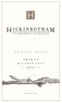 Hickinbotham Brooks Road Shiraz 2012 Front Label