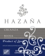 Hazana Rioja Crianza 2012 Front Label