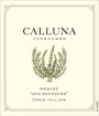 Calluna Aux Raynauds Merlot 2012 Front Label