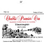 Grossot Chablis Vaucoupin Premier Cru 2011 Front Label