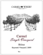 Carmel Single Vineyard Kayoumi Shiraz 2009 Front Label
