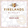 Firelands Pinot Noir 2012 Front Label