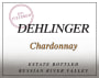 Dehlinger Estate Chardonnay 2013 Front Label