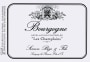 Simon Bize et Fils Bourgogne Blanc les Champlains 2013 Front Label