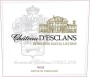 Chateau d'Esclans Cotes de Provence Rose 2012 Front Label