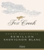 Fox Creek Sauvignon Blanc 2005 Front Label
