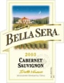 Bella Sera Cabernet Sauvignon 2003 Front Label